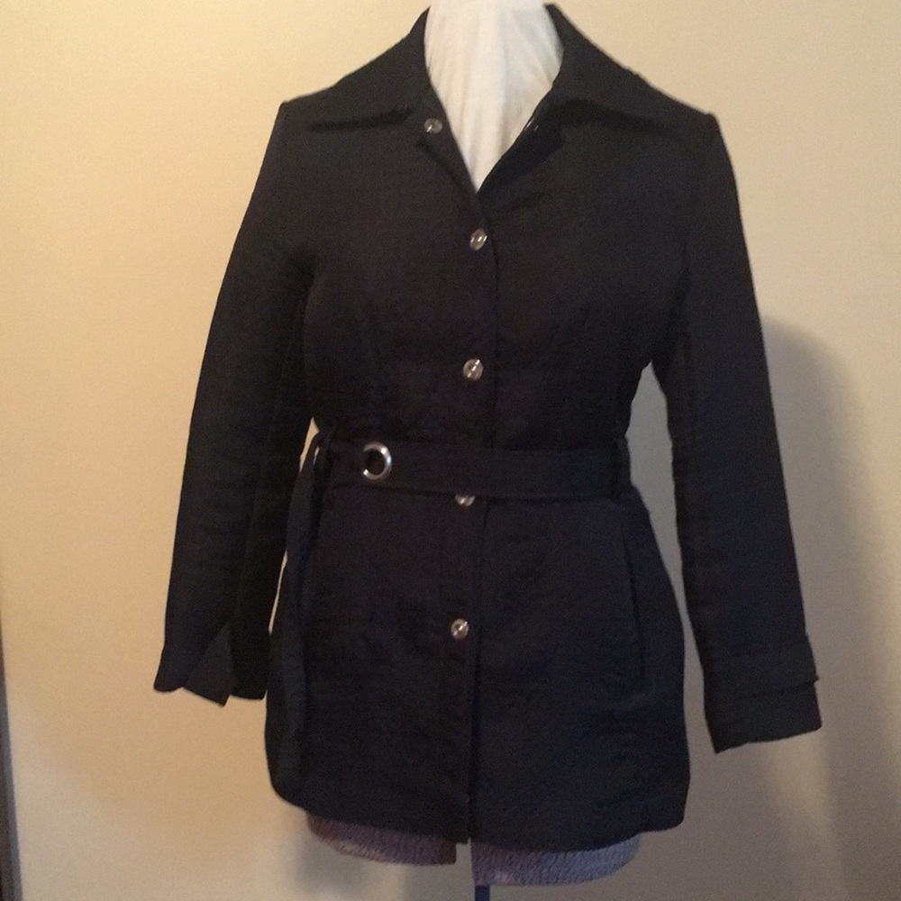 Bernardo jacket quilted spring or fall with gorgeous colourful lining
